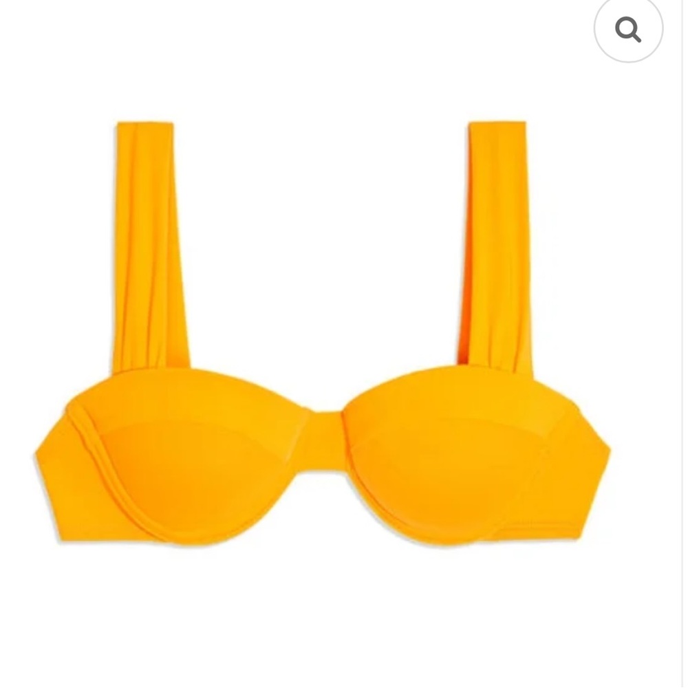 WeWoreWhat Bright Orange Bikini Top